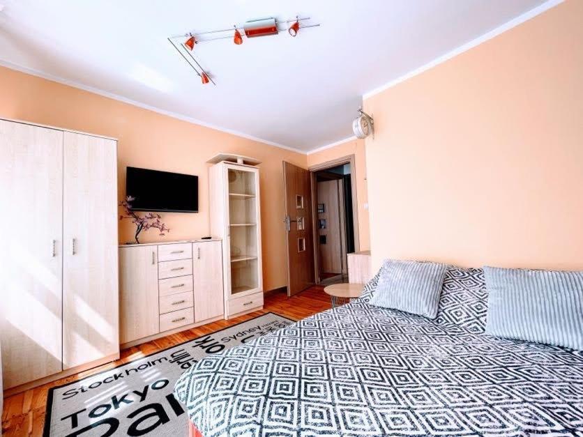 Apartament Carolina Apartment Torun Bagian luar foto